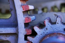 Zahnräder, die ineinander greifen