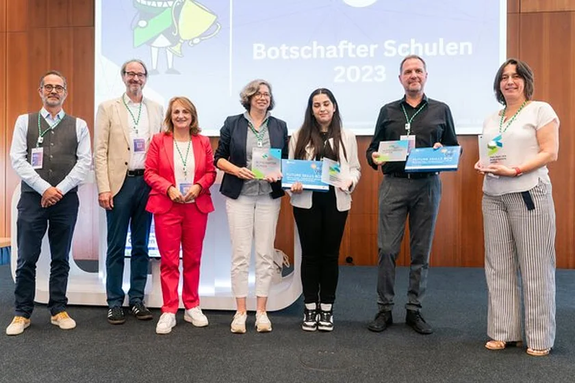 Gruppenfoto der Botschafterschulen aus Bremen 