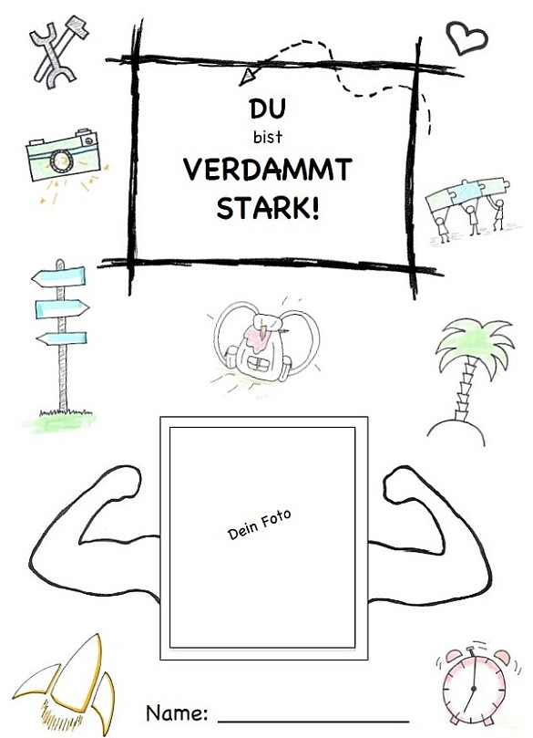 Titelseite der Broschüre Du bist verdammt stark