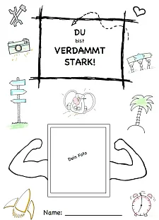 Titelseite der Broschüre Du bist verdammt stark