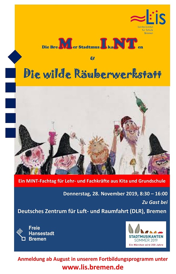 Fachtagsankündigung Wilde Räuberwerkstatt (28.11.2019)