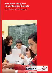 Titelbild der Broschüre: Die Klasse ist glücklich ohne Zigaretten