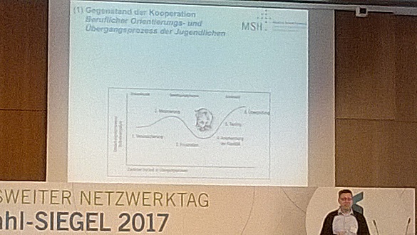 Prof. Bührmann beim Vortrag