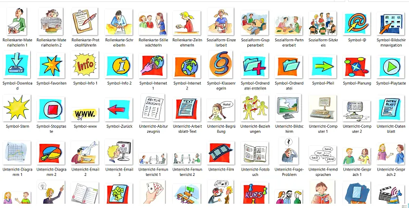 Weitere Folien mit Bildern aus dem Vortrag Lesen durch Hören