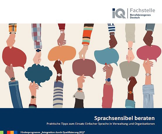 Titelbild der Broschüre sprachsensibel beraten