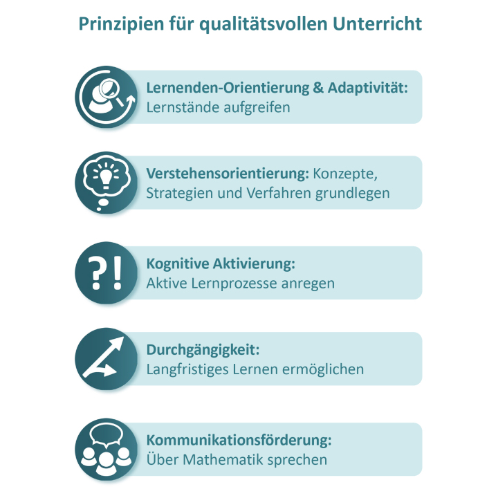 Landesprogramm Mathematik: Prinzipien