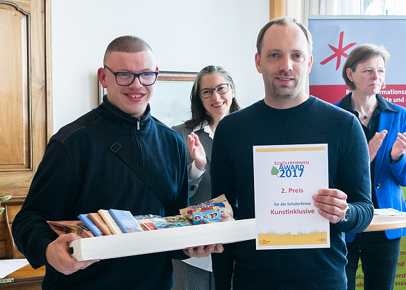 Verleihung des Schülerfirmen-Awards