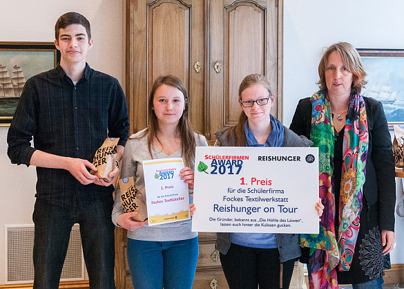 Verleihung des Schülerfirmen-Awards