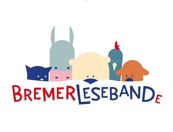 die Bremer Lesebande bestehend aus den Bremer Stadtmusikanten und einem Eisbär