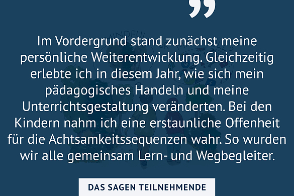 Abschluss der Qualifikationsreihe Achtsamkeit