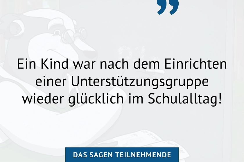 Feedback zur Unterrichtseinheit Antimobbing