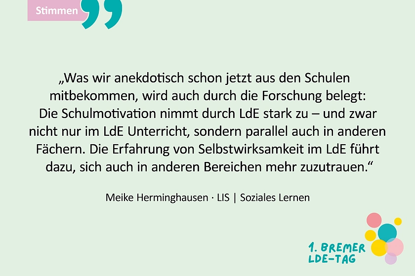 Stimmen zum LdE-Tag