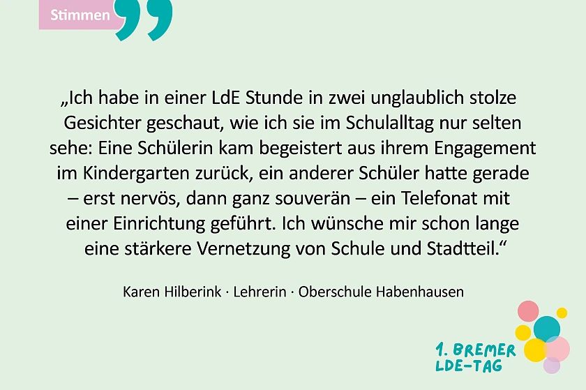 Stimmen zum LdE-Tag