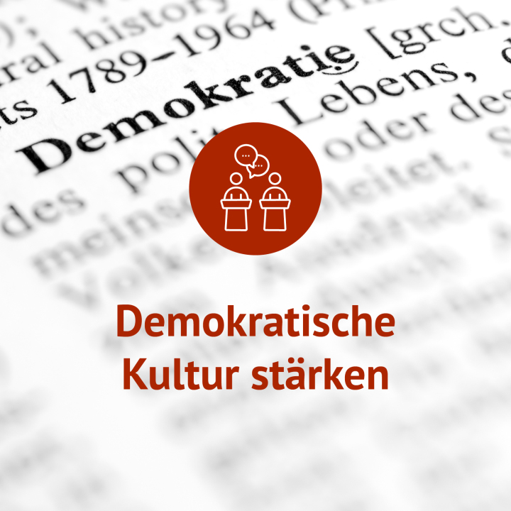 Demokratische Kultur stärken