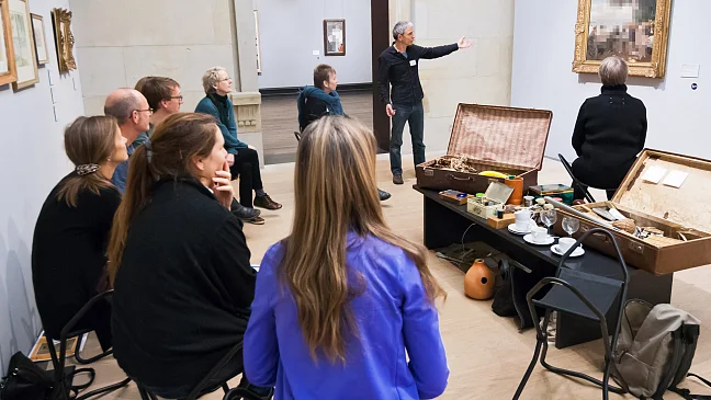 Lehrkräfte bei einem Fachtag in der Kunsthalle Bremen