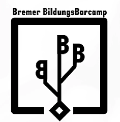 Logo des Bremer Bildungsbarcamps: der Bremer Schlüssel in verzweigter Form 