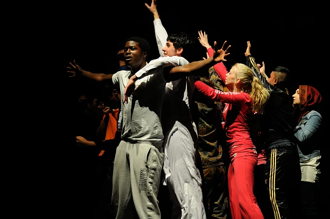 Szene aus einem Schultheater