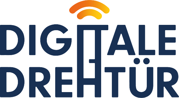 Logo mit Schriftzug Digitale Drehtür