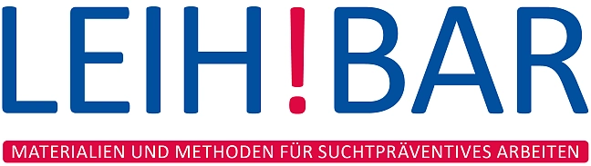 Wortmarke Leihbar in Blau und Rot