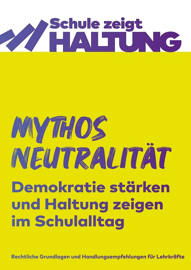 Deckblatt der Broschüse 