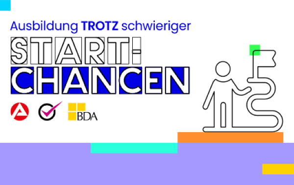 LOGO Ausbildung trotz schwieriger Startchancen