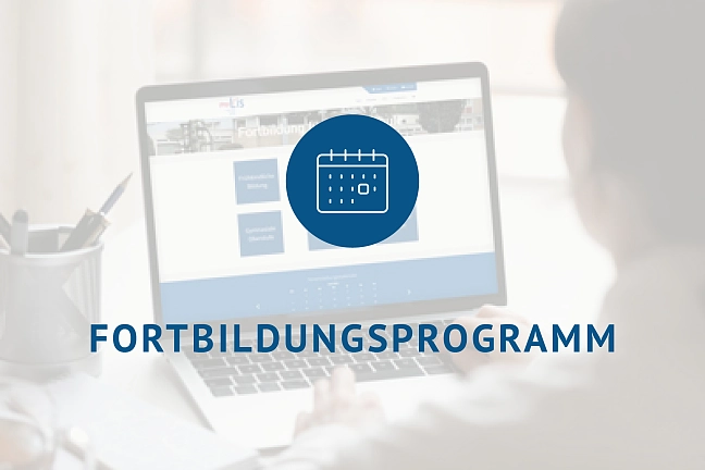 Symbolbild mit dem Text Fortbildungsprogramm