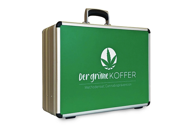 Abbildung des grünen Koffers