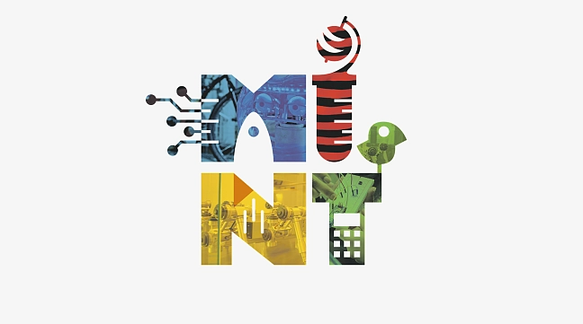 Symbol MINT (Mathematik, Informatik, Naturwissenschaften und Technik)