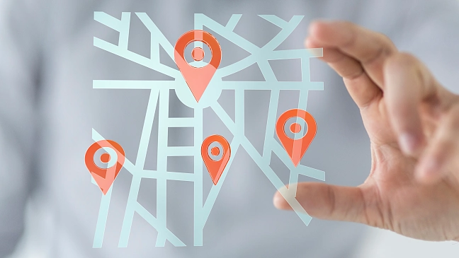 Symbolbild zum Auffinden von Orten