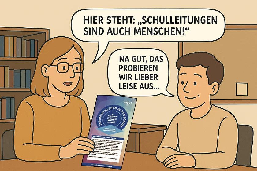Comic Gesprächssituation