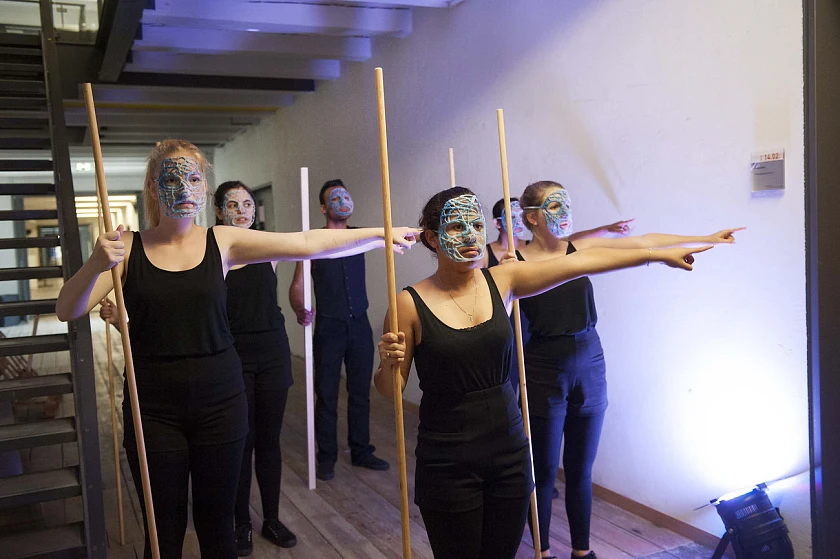 Theaterszene aus der Schule