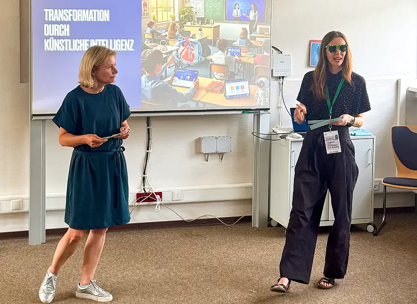 Moderatorinnen im KI-Cafe