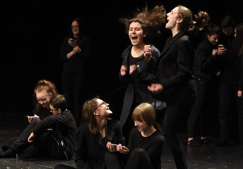 Theaterszene in der Schule