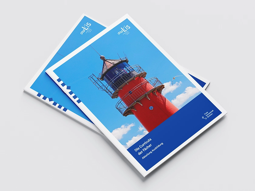 Abbildung der Broschüre: Die Curricula der Fächer