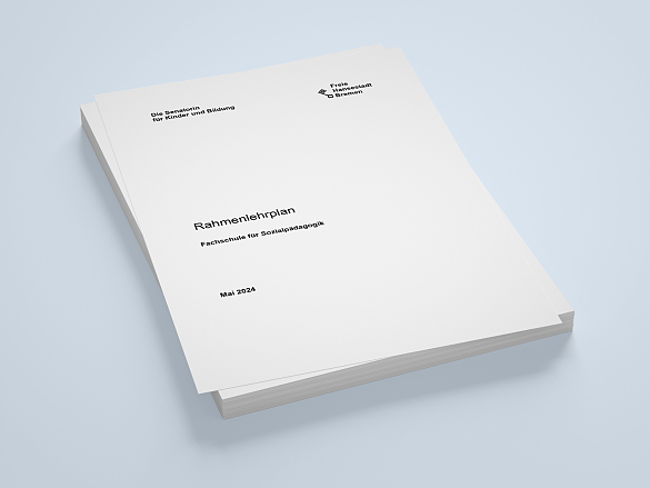 Titelblatt des Rahmenlehrplans Erziehung